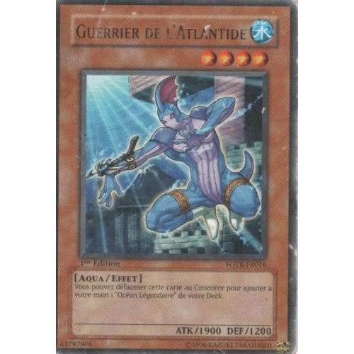 Carte Yu-Gi-Oh! "Guerrier De L'atlantide" Rare Fotb-Fr016