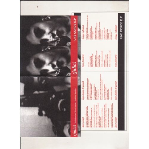 Cd Box Maxi Ep  Julia Une Corde, Des Chiens De Garde, Une Dernière, Rouge Vulgaire