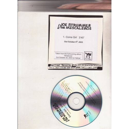 Cd  Joe Strummer  & The Mescaleros Coma Girl