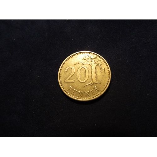 Finlande 20 Pennia,1966