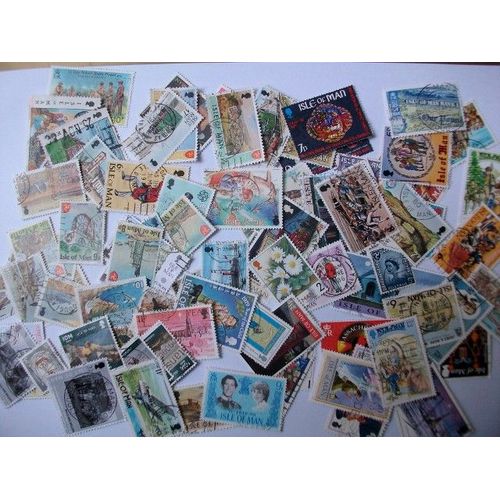 Ile De Man - 80 Timbres Differents
