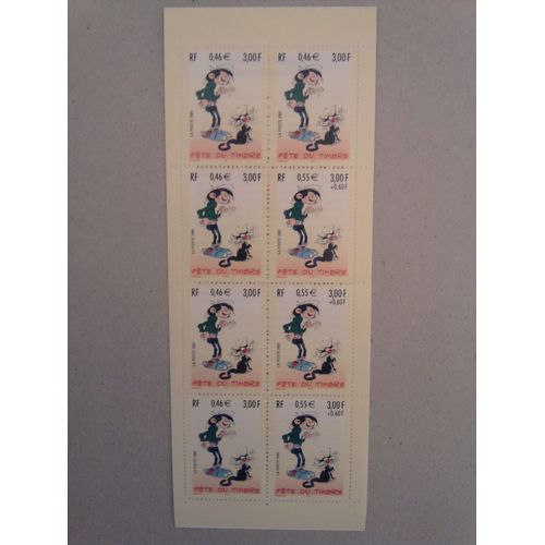 Bande-Carnet Fête Du Timbre, Gaston Lagaffe