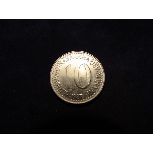 Yougoslavie 10 Dinars,1987