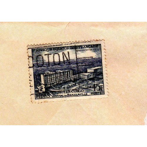 Timbre Afrique Équatoriale Française  Hopital De Brazzaville 1956