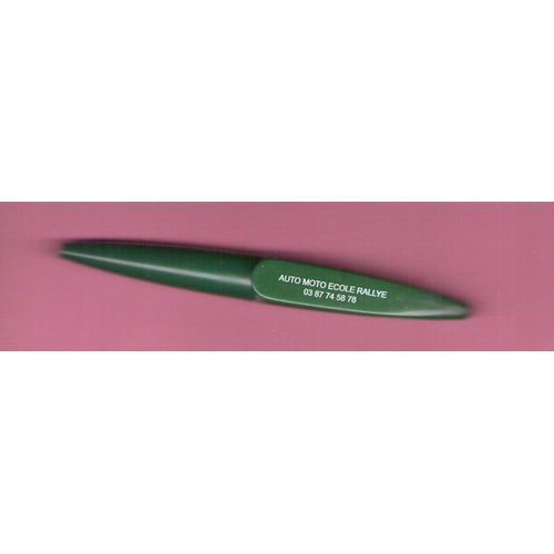 Mini Stylo Pen Auto Ecole Rallye Vert