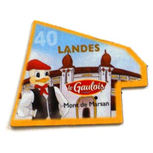 Magnet Le Gaulois Carte De France Les Landes 40