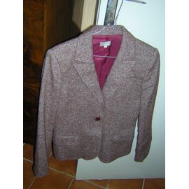 Veste Naf Naf Taille 38 Laine 80% Polyamide 20% Doublure 100% Acetate.