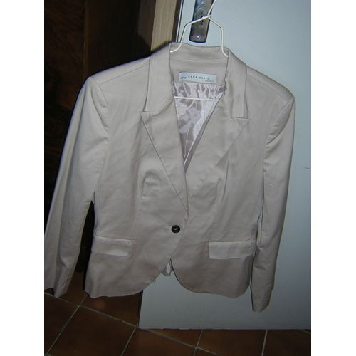 Veste Zara Basic Taille Xl Coton 98% Elasthanne 2% Doublure 100% Polyester.
