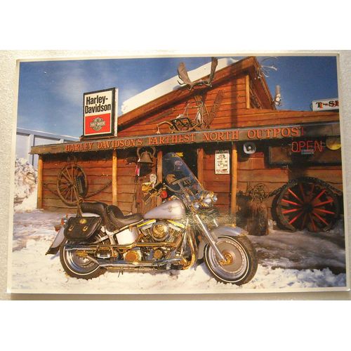 Carte Postale Motorcycle Moto Harley-Davidson Ca 95762 U.S.A