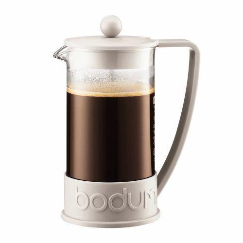 Brazil - Cafetière À Piston 8 Tasses 1 L (Blanc)