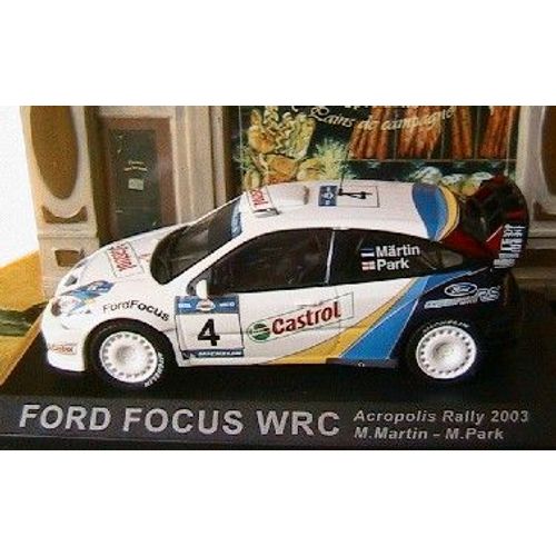 Ford Focus Rs Wrc #4 Rallye Acropolis 2003 Ixo 1/43 Grece Martin Park Greek-Ixo