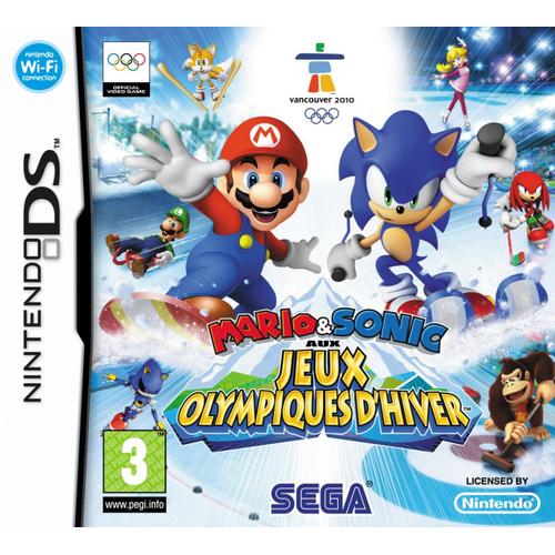 Mario Et Sonic Aux Jeux Olympiques D'hiver Nintendo Ds