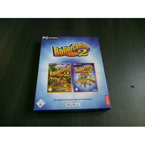Roller Coaster Tycoon 2 Time Twister + Wackyworlds (Expasions Packs) Pc