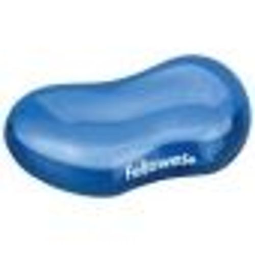 Fellowes Repose-poignet pour souris Crystal Gel, bleu