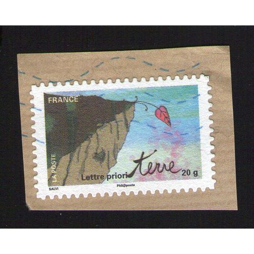 Timbre Oblitéré Used Stamp Fête Du Timbre 2011 Carnet De 12 Timbres Auto-Adhésifs Timbre 2 France 2011 Y&t 527