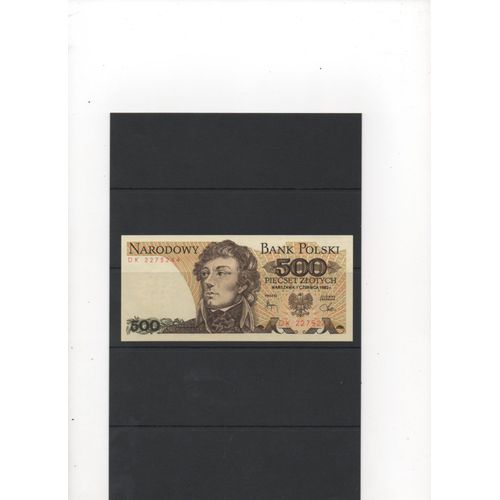 Billet 500 Zlotych Pologne 1982