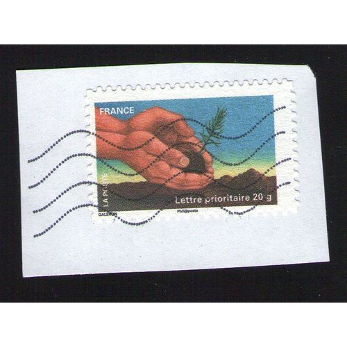 Timbre Oblitéré Used Stamp Fête Du Timbre 2011 Carnet De 12 Timbres Auto-Adhésifs Timbre 1 France 2011 Y&t 526