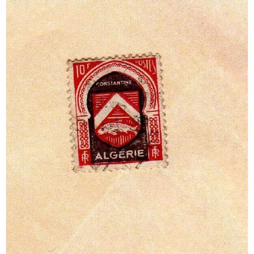 Timbre Algérie Armoiries De Constantine 1948