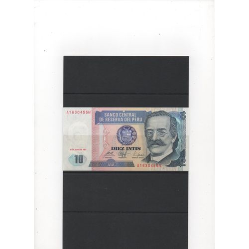 Billet 10 Intis Perou 1987