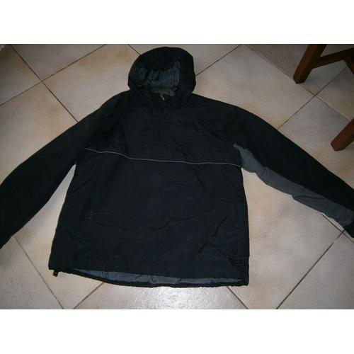 Blouson A Capuche Noir Et Gris Taille M Marque Ddp