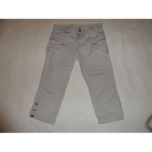 Bermuda Toile Coton Gris B-Karo