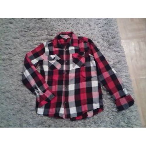 Chemise À Carreaux H&m 11-12ans