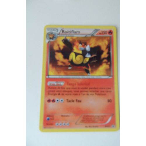 Carte Pokemon Roitiflam Bw21 Holo