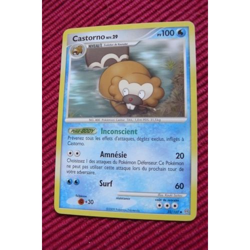 Carte Pokemon Castorno