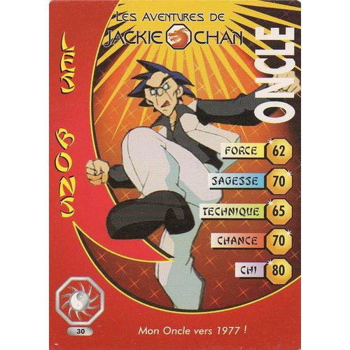 Jackie Chan Carte Oncle N° 30