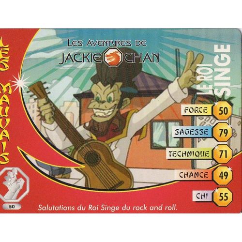 Jackie Chan Carte Le Roi Singe N° 50