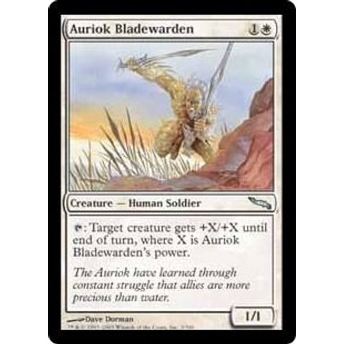 Auriok Bladewarden Mirrodin  Unco Vo
