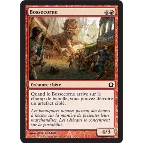 Bossecorne Mtg Magic Retour Sur Ravnica En Foil