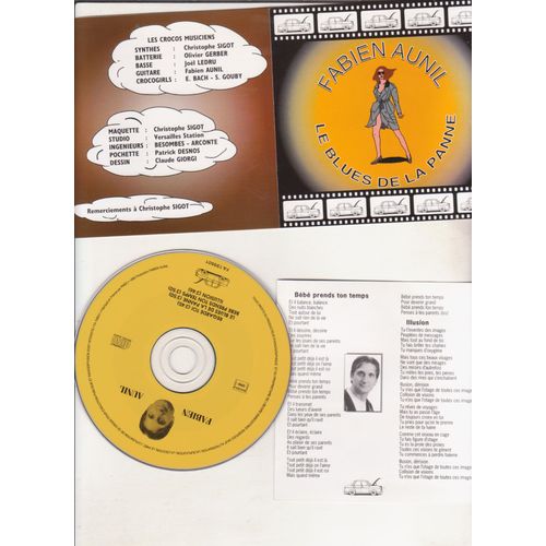 Cd Fabien Aunil  & Les  Crocos  & Crocogirls Sigot Gerber Ledru Bach Gouby Denos Giorgi  Bes