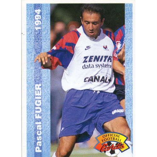 Official Football Cards 1994 Carte Pascal Fugier N° 108 Lyon