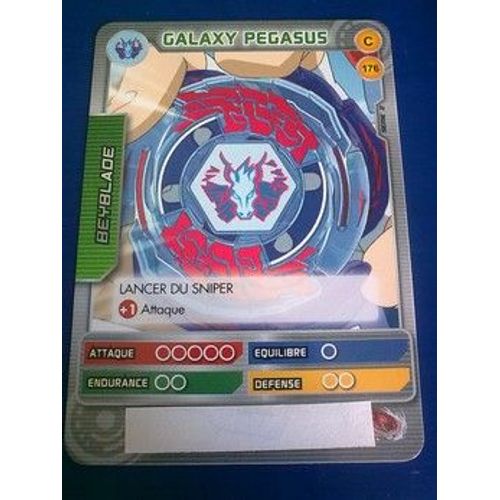 Carte Beyblade - Galaxy Pegasus - 176/240 - Commune Serie 2