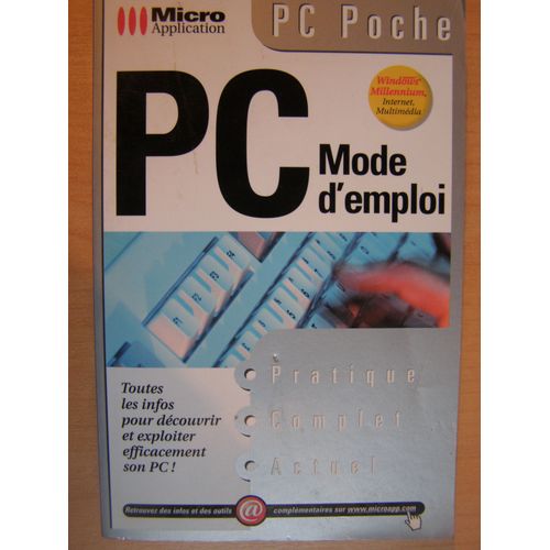 Pc Mode D'emploi - Pc Poche - Micro Application