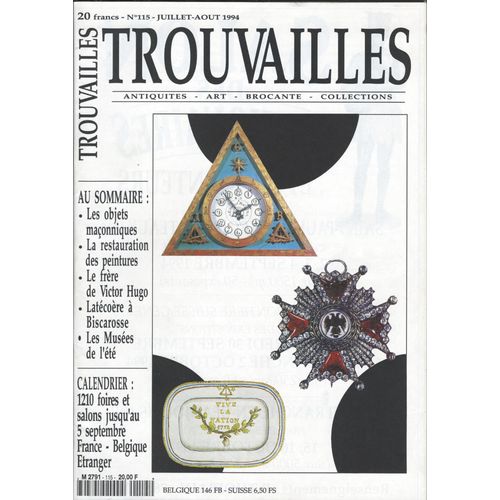 Trouvailles 115 Les Objets Maçonniques