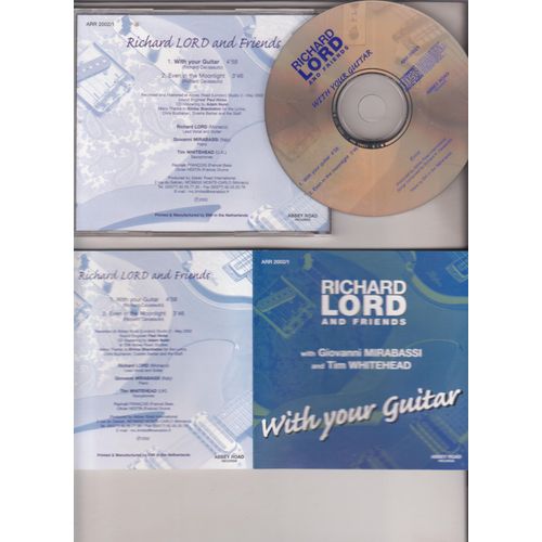 Cd Richard Lord With Giovanni Mirabassi & Tim Whitehead With Your Guitar Even In The Night