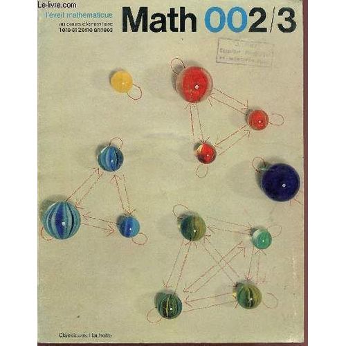 Math 002/3 / L'eveil Mathematique Au Cours Elementaire 1ere Et 2ème Annees / Album Du Maitre / Specimen.