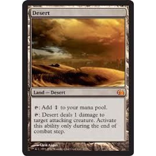 Magic Mtg - Desert - Foil - From The Vault Realms