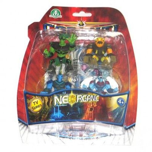 Gormiti - Neorganic : 4 Figurines Et Leur Carte : Blister 9