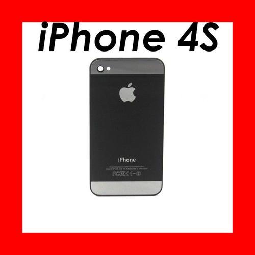 Vitre Arrière De Remplacement Pour Iphone 4s (Pas 4g) Apparence Iphone 5 + Tournevis-Noir