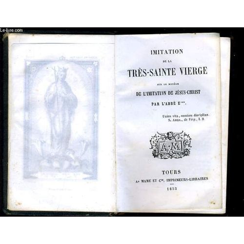 Imitation De La Tres Sainte Vierge
