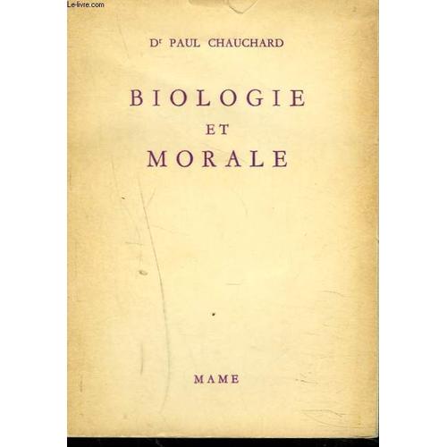 Biologie Et Morale