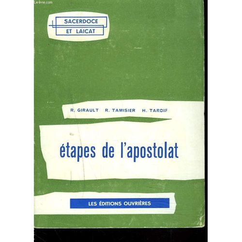Etapes De L'apostolat