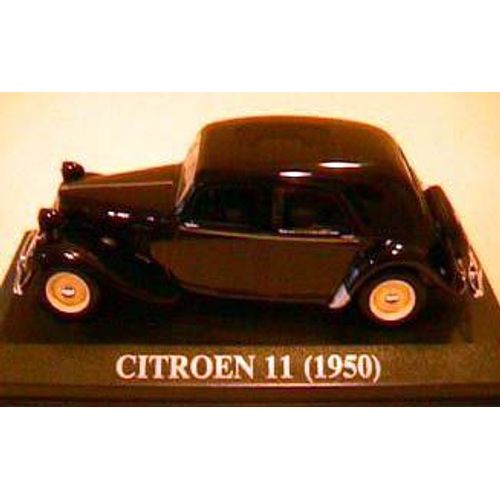 Citroen Traction Avant 11 De 1950 1/43 Noire Ixo Altaya Black Schwarz-Ixo