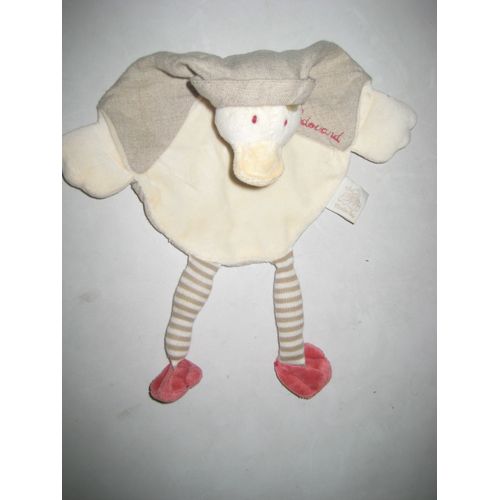 Doudou Plat Canard Edouard  Moulin Roty 28 Cm