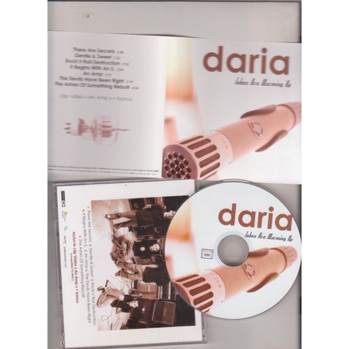 Cd Daria Tubes Ares Warming Up  The Are Secrets Gentle & Sweett Rock'nroll Destruction It Begins Wit
