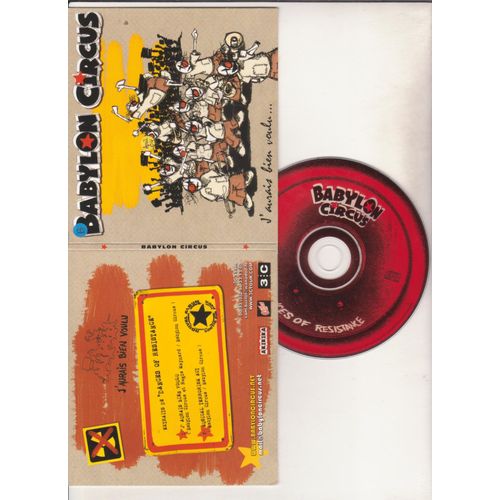 Cd Maxi 2 Titres Babylon Circus  J'aurais Bien Voulu Musical Terrorism