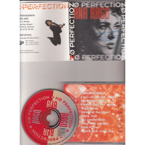 Cd  Ana Rago & Serge Leornardi  No Perfections  Beautification Love Is All We Need Japanese Gir